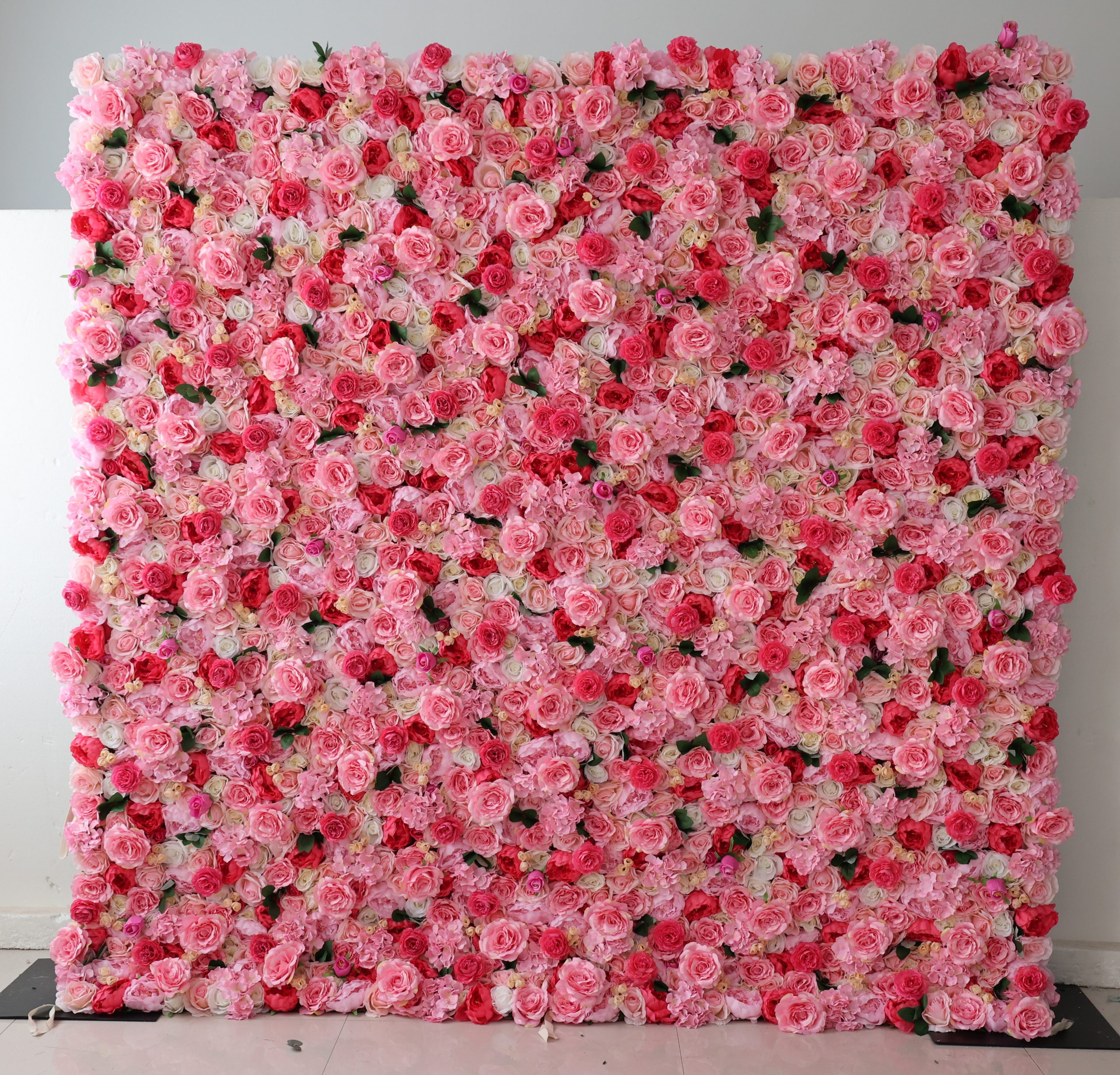 Barbie flower wall rental in atlanta, Pink flower wall