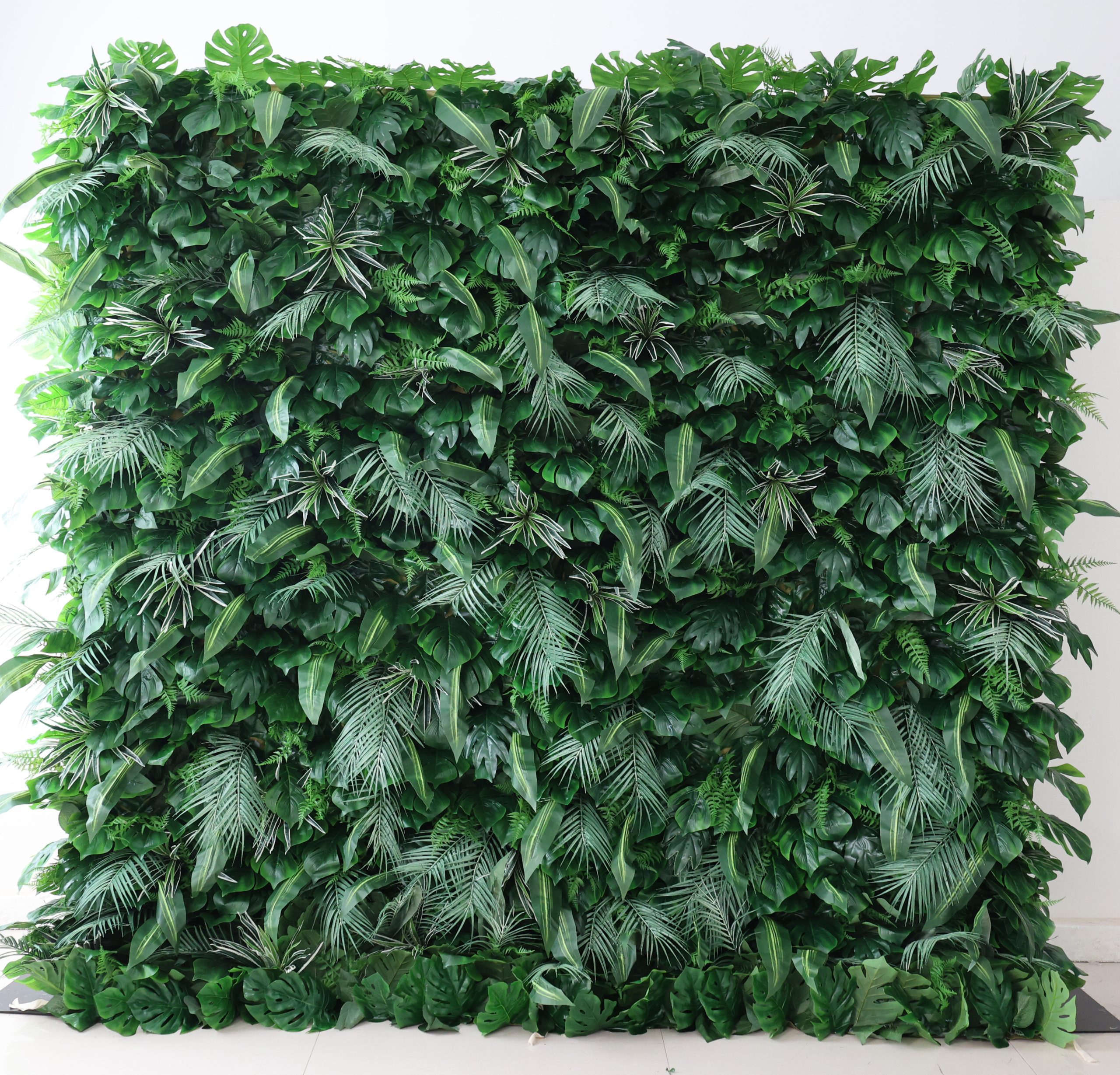 green flower wall for rent